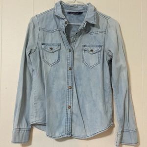 Light Blue Jean Shirt